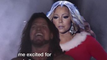 Me excited for Halloween vs Mariah Carey meme