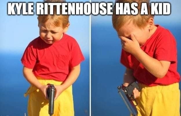 Kyle Rittenhouse has a kid meme