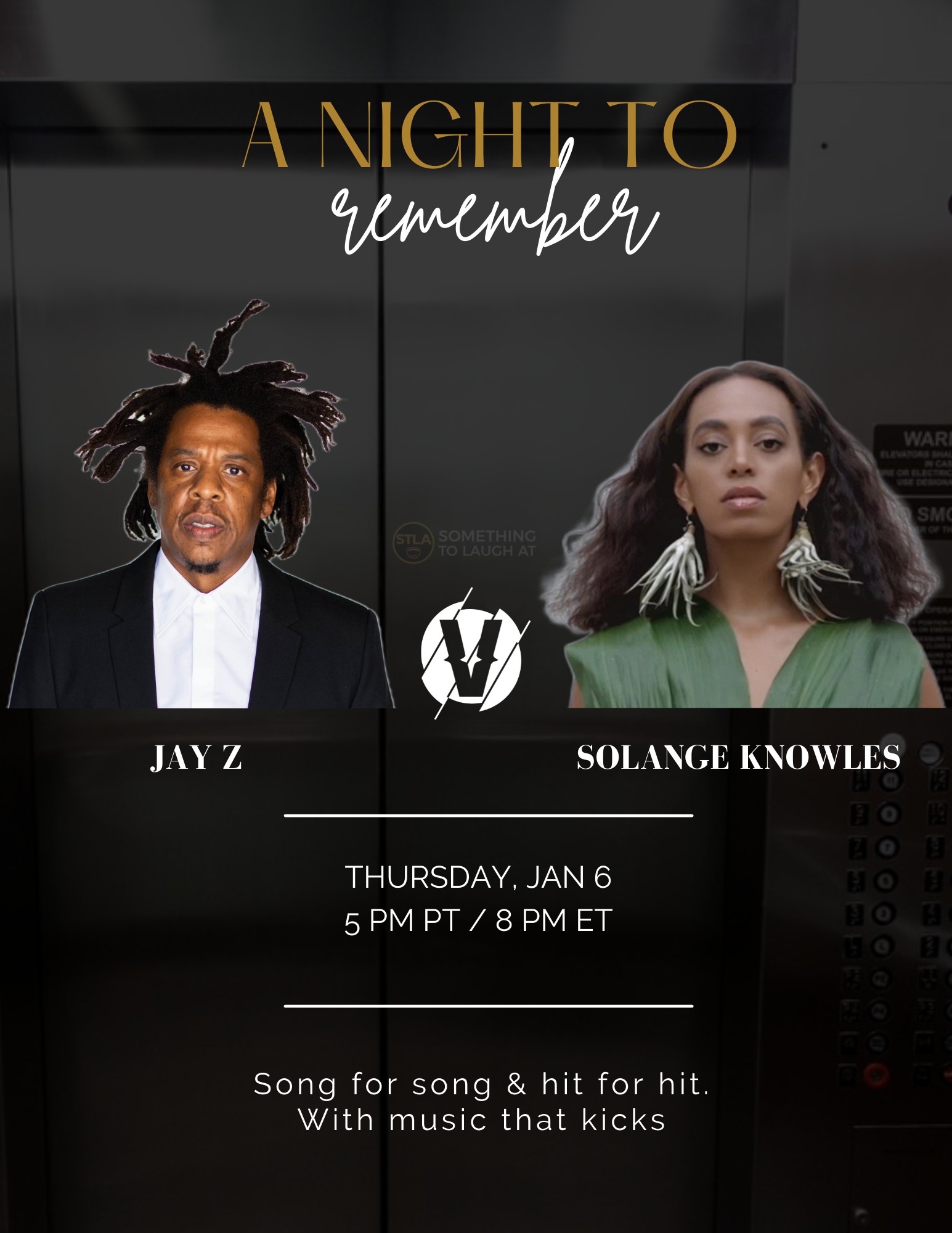 Jay Z verzuz with Solange Knowles meme