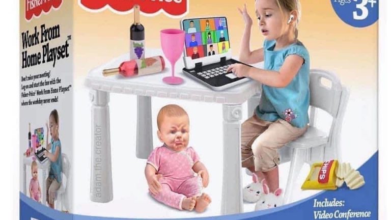 Work from home children's play set