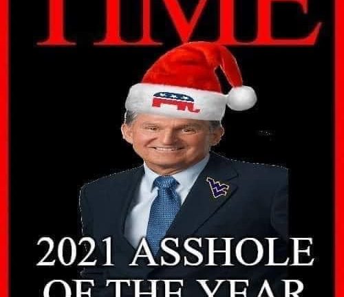TIME 2021 asshole of the year Joe Manchin