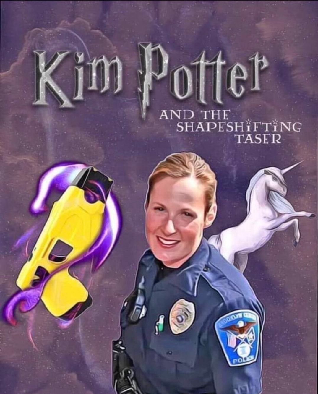 Kim Potter and the shapeshifting tazer meme