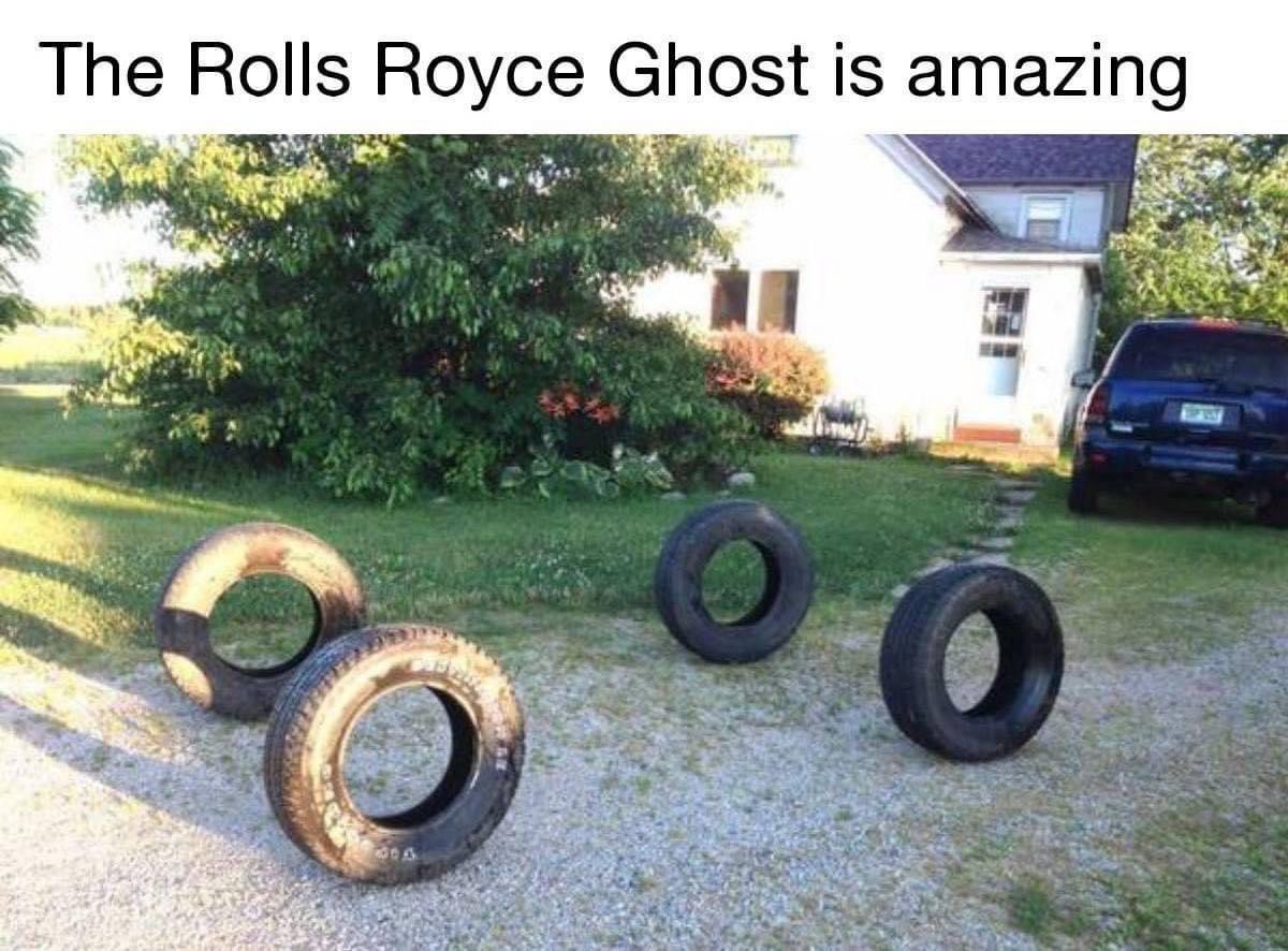 The Rolls Royce Ghost is amazing meme