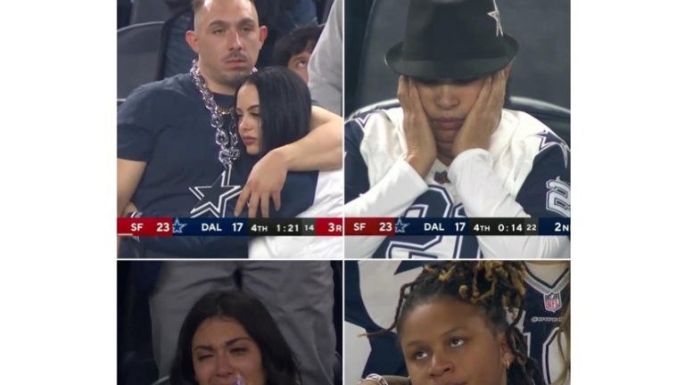 These Dallas Cowboys fans were in pain throughout the playoff loss meme