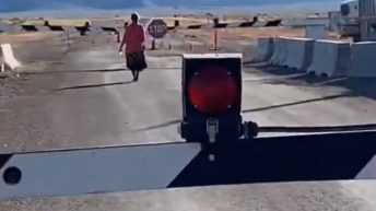 Woman walks into Area 51