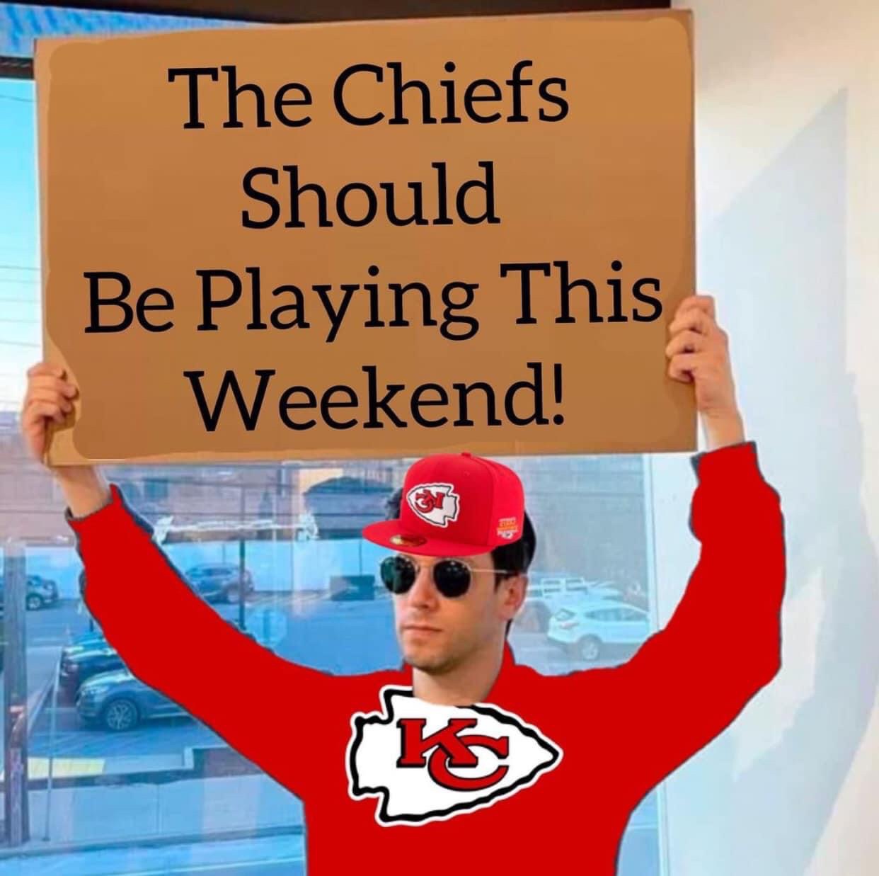 The Chifs should be playing this weekend Super Bowl meme