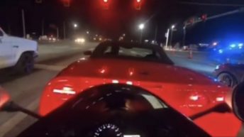 Corvette driver attempts to commit insurance fraud
