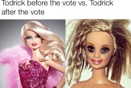 Todrick before the vote vs after the vote Celebrity Big Brother meme