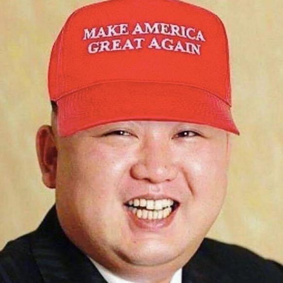 Make America Great Again Kim Jon Un MAGA hat meme