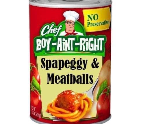 Boy-Aint-Right Hank Hill spapeggy & meatballs meme