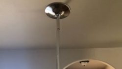 Living room pole dancing fail