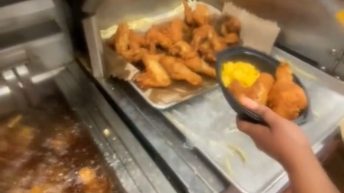 Worker cooks own food at McDonald's