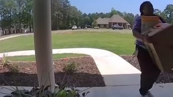 Worker accidentally delivers to wrong house
