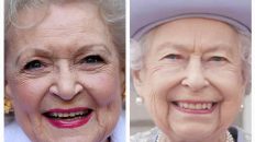 Queen Elizabeth vs Betty White final score meme
