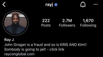 Ray J instagram profile
