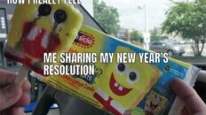 Me sharing my new year's resolution vs how i really feel meme