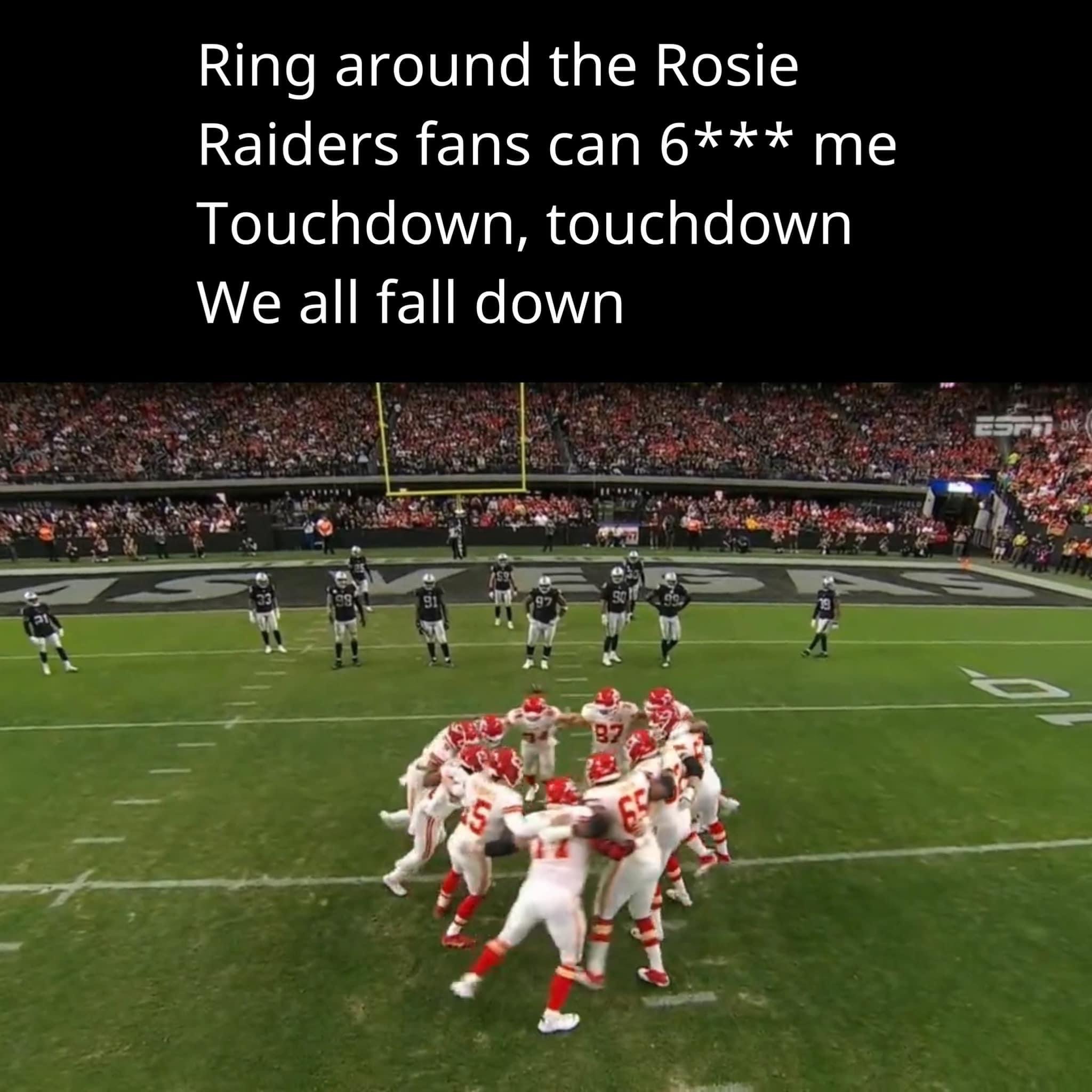Ring around the rosie Kansas City Chiefs meme