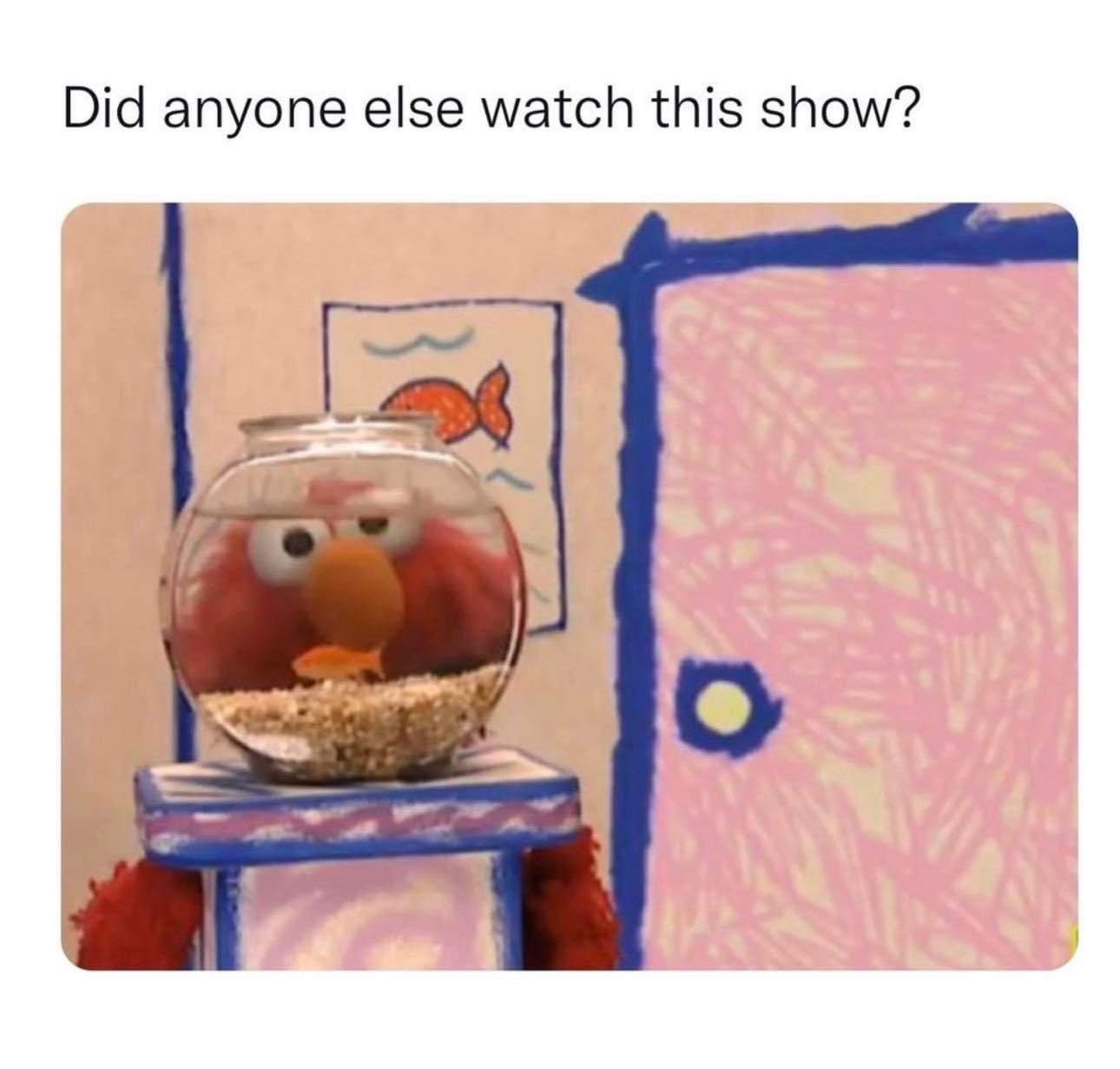 Did any else watch this show Elmo's World meme
